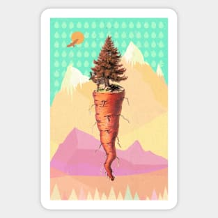 CARROT ISLAND Sticker